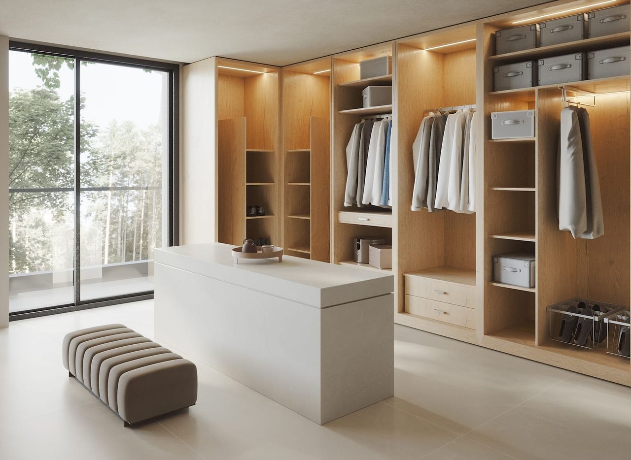 Vestidor amplio