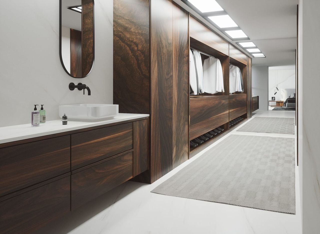 Baño contemporáneo
